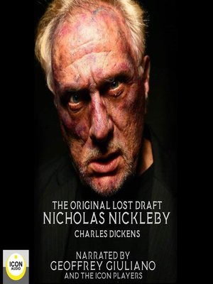 cover image of The Original Lost Draft Nicholas Nickleby